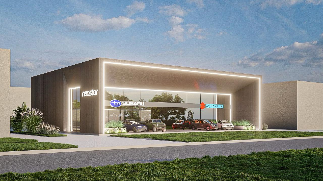 Neostar acelera en Funes: nuevo local premium para Subaru y Suzuki abre en diciembre